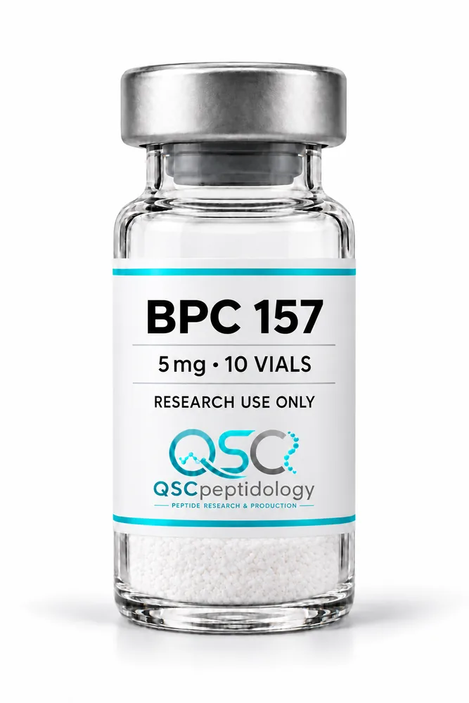 BPC-157 5mg (חבילה של 10 בקבוקונים) QSC Peptidology