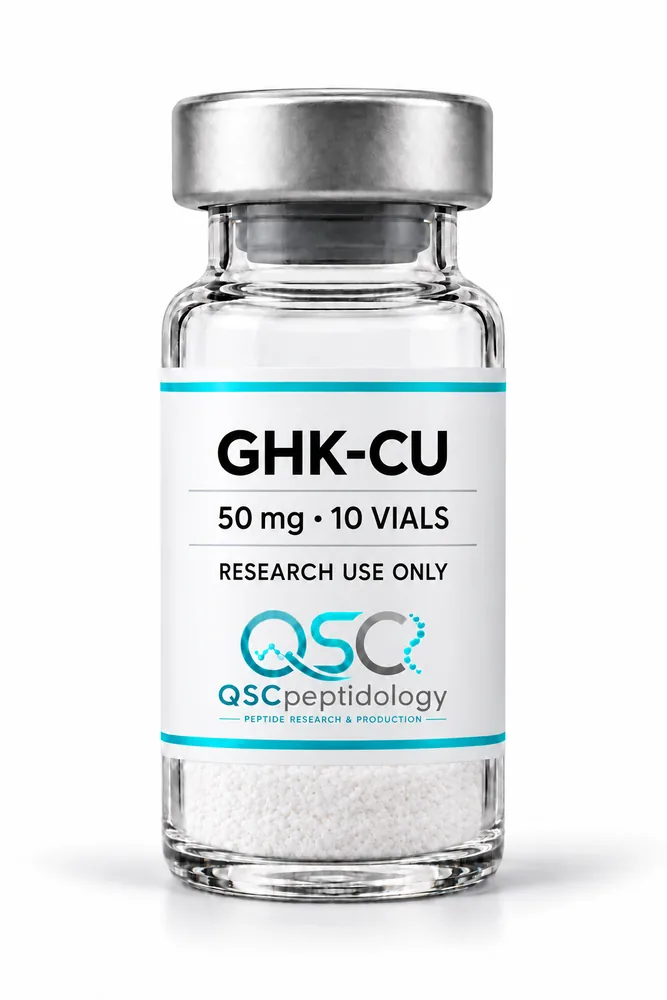 GHK-Cu 50mg (חבילה של 10 בקבוקונים) QSC Peptidology