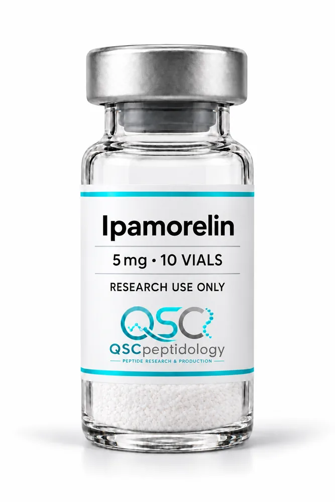 Ipamorelin 5mg (חבילה של 10 בקבוקונים) QSC Peptidology