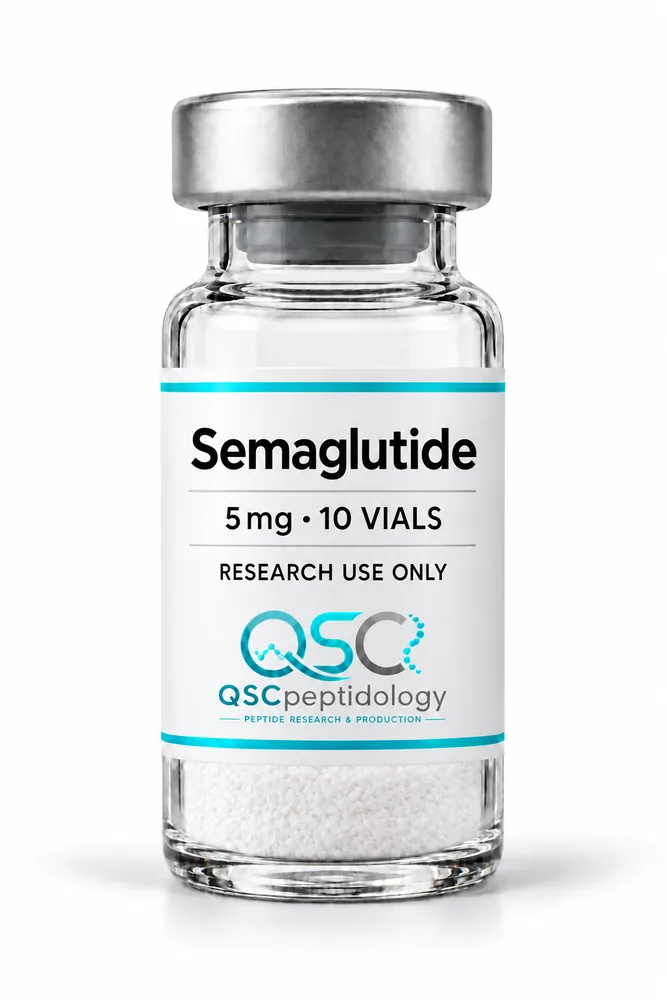 Semaglutide 5mg (חבילה של 10 בקבוקונים) QSC Peptidology